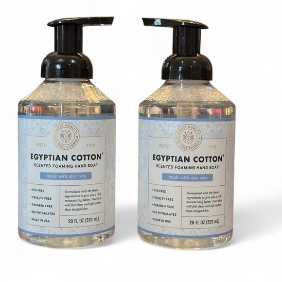 2 COMMONWEALTH SOAP CST EGYPTIAN COTTON w/ALOE Foam Hand Wash 20 oz ea - Picture 1 of 1